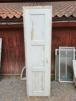 Enkeldörr med karm, 62x222